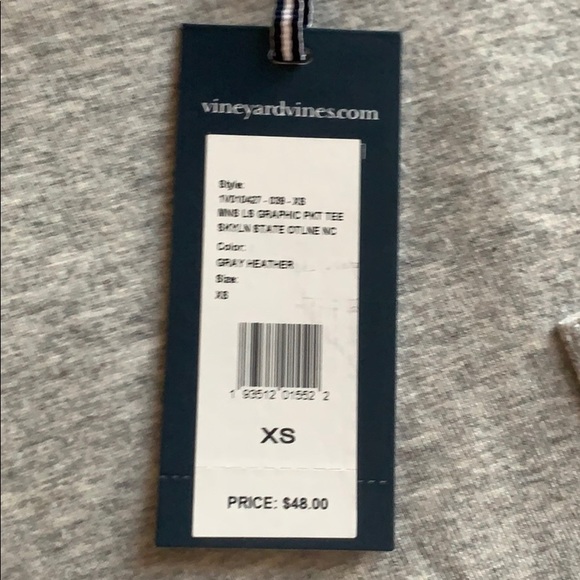 NWT NC Vineyard Vines Long Sleeve Tee - Picture 2 of 5